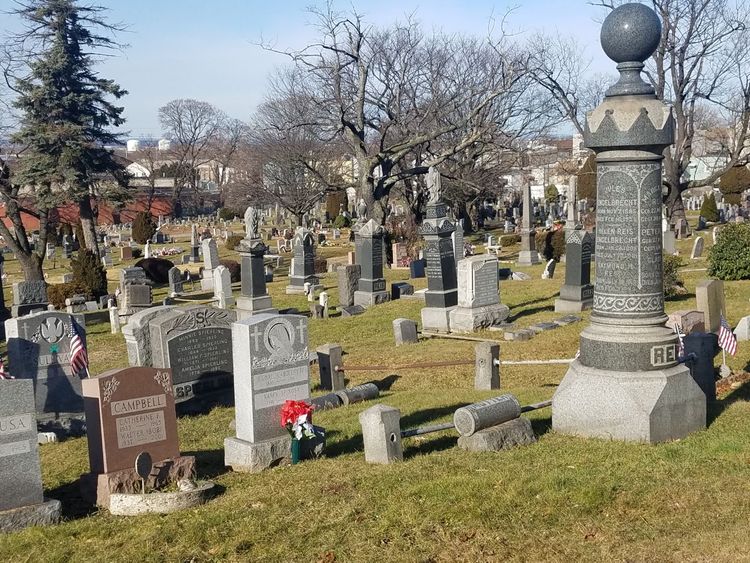 Weehawken Cemetery Gravestones